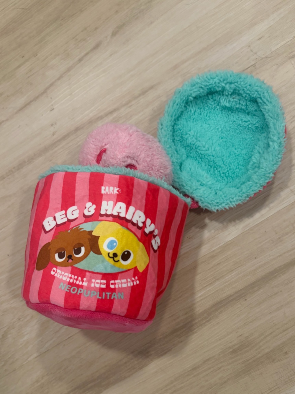 Beg & Hairy’s Ice Cream Dog Toy